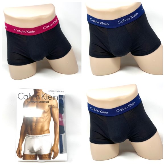 💖MEGA SALE💖Calvin Klein Men 3 Pack Soft Cotton Stretch Trunk Black NU2664916 - Picture 1 of 8